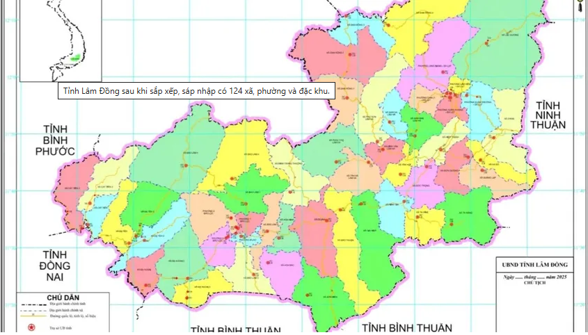 Lâm Đồng sau sáp nhập, tỉnh Lâm Đồng mới, đặc khu Lâm Đồng mới